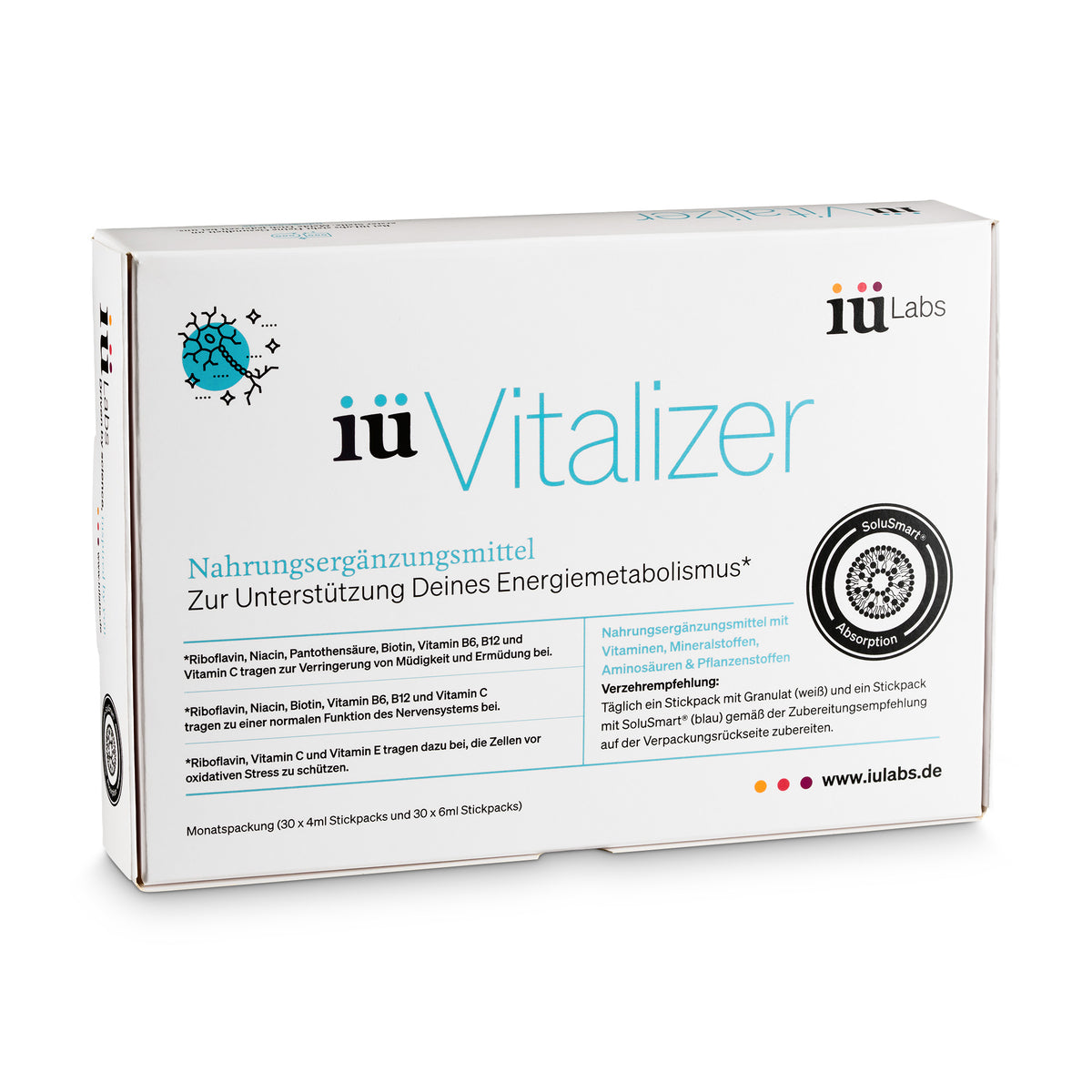iüLabs Energie- & Fokus-Supplement Einmalkauf · 89,99 € iüVitalizer