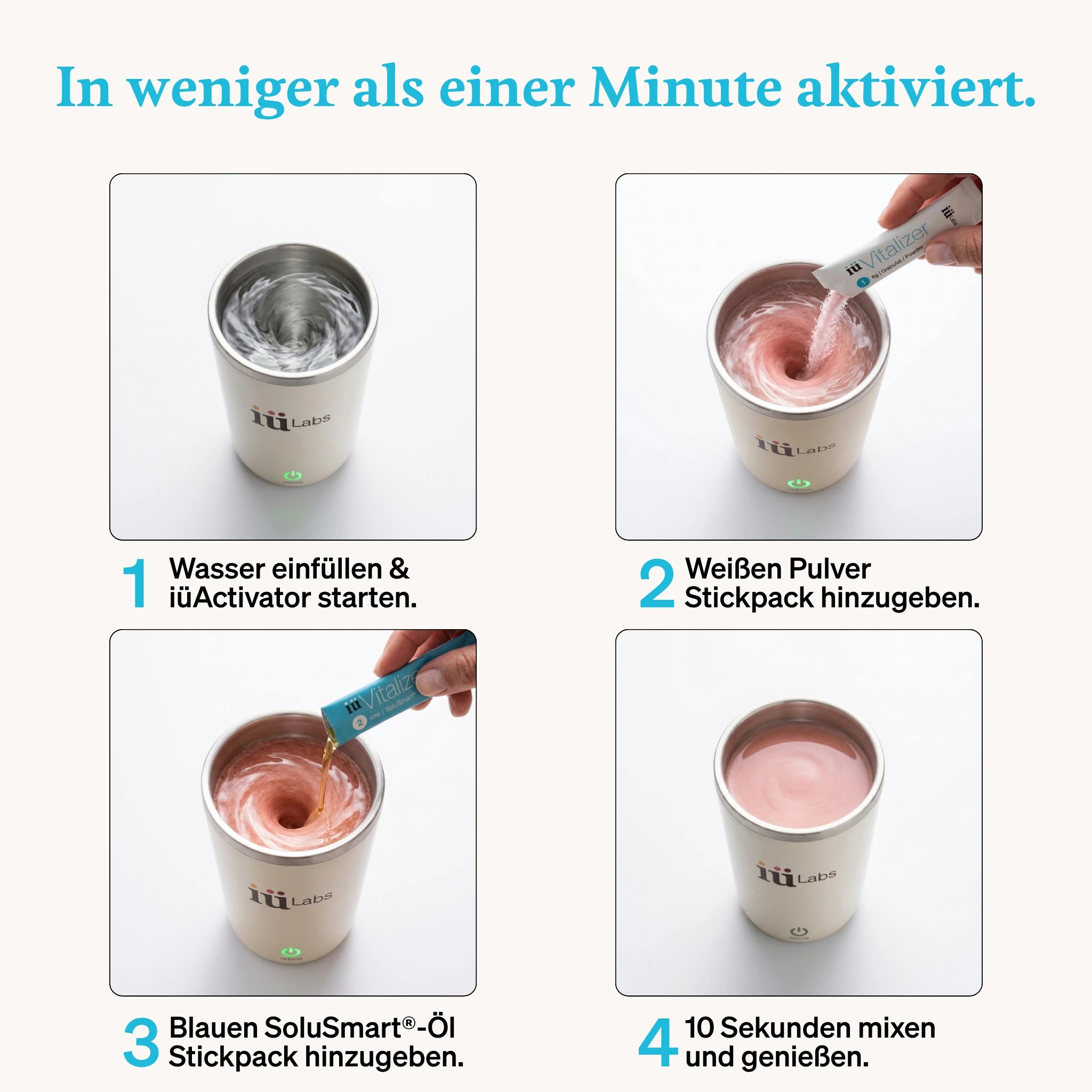 iüLabs Energie- & Fokus-Supplement iüVitalizer