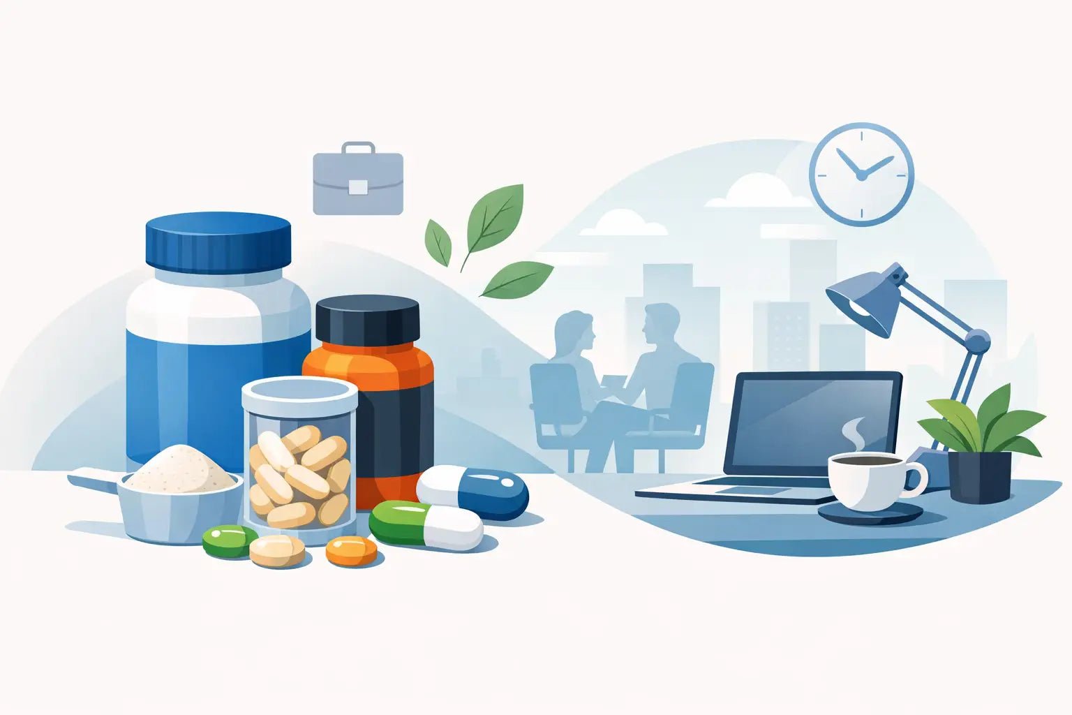 Beste Supplements für den Arbeitsalltag