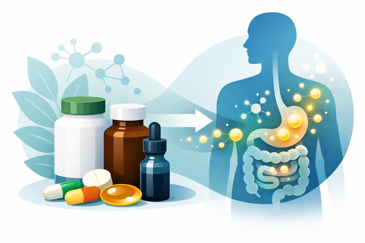 Supplements mit hoher Bioverfügbarkeit