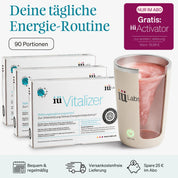 iüLabs Energie- & Fokus-Supplement 3-Monatsabo (90 Tageseinheiten) - 197,97 € iüVitalizer – Energie, Fokus & mentale Leistungsfähigkeit