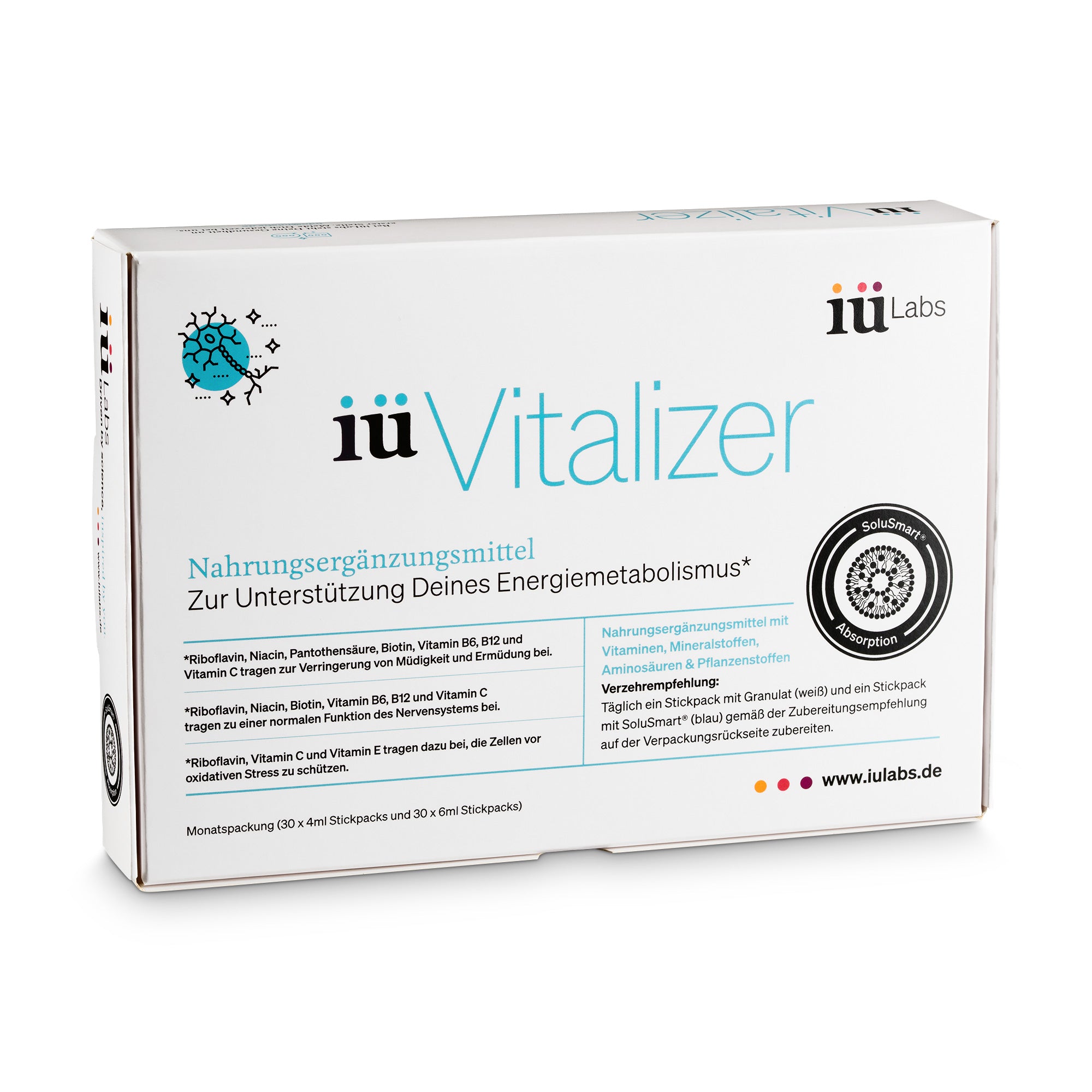 iüLabs Energie- & Fokus-Supplement Einmalkauf · 89,99 € iüVitalizer