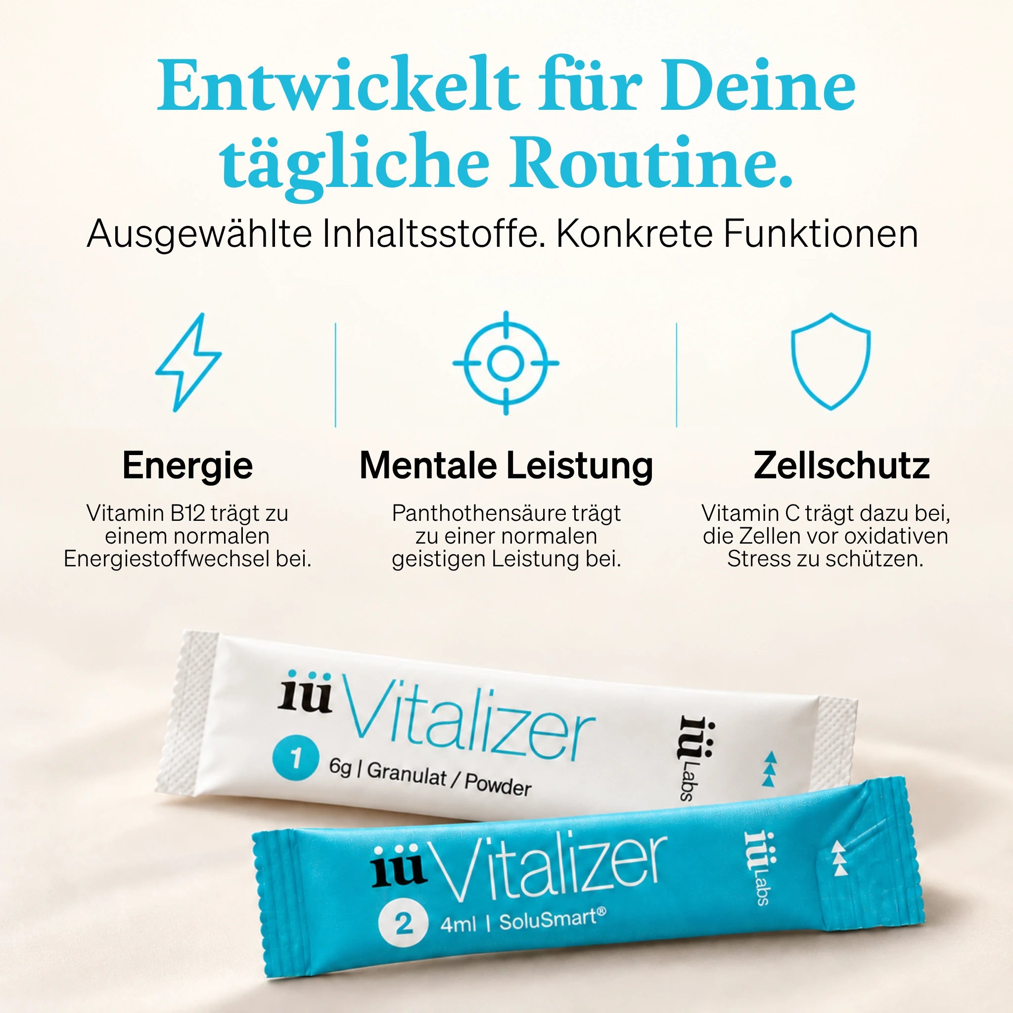 iüLabs Energie- & Fokus-Supplement iüVitalizer
